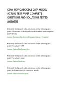 CDW 110V CABOODLE DATA MODEL ACTUAL TEST PAPER COMPLETE QUESTIONS AND SOLUTIONS TESTED ANSWERS&period;pdf&NewLine;&NewLine;