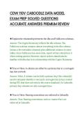 CDW 110V CABOODLE DATA MODEL EXAM PREP SOLVED QUESTIONS ACCURATE ANSWERS PREMIUM REVIEW&period;pdf&NewLine;&NewLine;