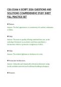CEA&lowbar;EXAM&lowbar;4&lowbar;SCRIPT&lowbar;2026&lowbar;QUESTIONS&lowbar;AND&lowbar;SOLUTIONS&lowbar;COMPREHENSIVE&lowbar;STUDY