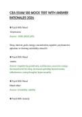 CEA EXAM 150 MOCK TEST WITH ANSWER RATIONALES 2026&period;