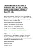 CEA EXAM 1100 HIGH  EXAM SOLVED QUESTIONS&NewLine;COMPLETE PREPARATION RESOURCE