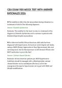 CEA EXAM 1100 MOCK TEST WITH ANSWER RATIONALES 2026