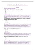 CEA201 &ndash; Fe Test Updated Questions And Correct Answers