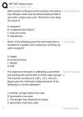 RRT-TMC Practice Exam QUESTIONS COMPLETE WITH 100&percnt; CORRECT ANSWERS