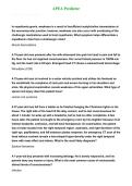APEA Predictor Exam 2026&sol;2027 &vert; Comprehensive Practice Questions&comma; Answers & FNP Exam Prep