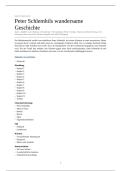 Peter Schlemihls wundersame Geschichte - Adalbert von Chamisso &lpar;Lekt&uuml;rehilfe&sol;Zusammenfassung&rpar;