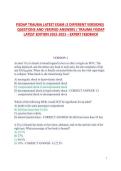 FISDAP Trauma Exam Prep &vert; EMT & Paramedic Practice Questions&comma; Answers & Comprehensive Review