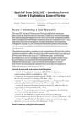 Apex-ANS Exam &lpar;2026&sol;2027&rpar; &ndash; Apex Neuroscience Education Advanced Neuroscience Nursing Certification Comprehensive Practice Examination &vert; 90 Questions with Correct Answers & Rationales