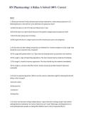 RN Pharmacology A Relias &vert; Practice Questions&comma; Study Guide & Nursing Exam Prep 2026&sol;2027