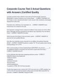Corporals Course Test &vert; Practice Questions&comma; Answers & Study Guide 2026&sol;2027