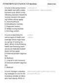 ATI Fundamentals Exam 1 Questions &vert; Practice Test&comma; Study Guide & RN Exam Prep 2026&sol;2027
