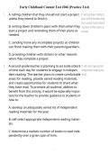 Early Childhood Content Test 206 Practice Test &vert; Study Guide&comma; Practice Questions & Exam Prep 2026&sol;2027