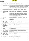 BLAW Exam 1 &vert; Business Law Practice Questions&comma; Study Guide & Exam Prep 2026&sol;2027