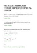 CEM 141 EXAM 2 2026 FINAL PAPER COMPLETE QUESTIONS AND ANSWERS FULL SOLUTION