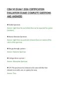CEM 141 EXAM 1 2026 CERTIFICATION EVALUATION EXAMS COMPLETE QUESTIONS AND ANSWERS&period;