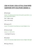 CEM 141 EXAM 2 2026 ACTUAL EXAM PAPER QUESTIONS WITH SOLUTIONS GRADED A