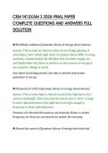 CEM 141 EXAM 3 2026 FINAL PAPER COMPLETE QUESTIONS AND ANSWERS FULL SOLUTION&period;