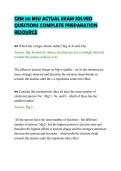 CEM 141 MSU ACTUAL EXAM SOLVED QUESTIONS COMPLETE PREPARATION RESOURCE