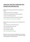 CEN EXAM 2 PRACTICE QUESTIONS WITH DETAILED EXPLANATIONS 2026&period;