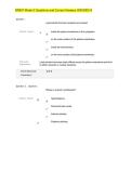 NR 507 Week 5 Exam Prep &vert; Practice Questions&comma; Answers & Comprehensive Pathophysiology Review