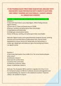 ATI RN PHARMACOLOGY PROCTORED EXAM RETAKE 2026&sol;2027 WITH &NewLine;NGN&vert;NEWEST EXAM PREPARATION WITH COMPLETE QUESTIONS &NewLine;AND CORRECT ANSWERS WITH RATIONALES &vert; ALREADY GRADED &NewLine;A&plus;&vert;&vert;BRAND NEW VERSION&excl;&excl; 