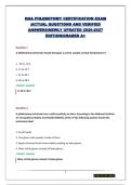 NHA PHLEBOTOMY CERTIFICATION EXAM &vert;ACTUAL QUESTIONS AND VERIFIED ANSWERS&vert;NEWLY UPDATED 2026-2027 EDITION&vert;GRADED A&plus;