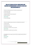 NHA CPT EXAM &vert;ACTUAL QUESTIONS AND VERIFIED ANSWERS&vert;NEWLY UPDATED 2026-2027 EDITION&vert;GRADED A&plus;