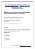 NHA CPT PREP EXAM &vert;ACTUAL QUESTIONS AND VERIFIED ANSWERS&vert;NEWLY UPDATED 2026-2027 EDITION&vert;GRADED A&plus;