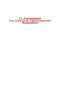 ATI Health Assessment&NewLine;Exam 2 Questions with Answers&vert; Latest Update&vert; Guaranteed Pass&NewLine;