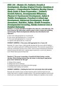 NUR 106 &ndash; Module G2&colon; Pediatric Growth & Development&comma; Nursing Original Practice Questions & Answers &vert; Comprehensive Pediatric Nursing Course Study Guide & Exam Preparation &vert; Pediatric Growth Patterns&comma; Developmental Milestones&comma; Physical & Psychosocial Devel