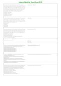 Internal Medicine Boost Exam EOR &vert; Questions & Verified Answers &vert; Comprehensive Internal Medicine EOR Exam Review Study Guide PDF &vert; 2026&NewLine;