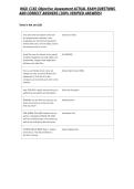  WGU C182 Objective Assessment ACTUAL EXAM QUESTIONS AND CORRECT ANSWERS &lpar;100&percnt; VERIFIED ANSWERS&rpar;&NewLine;&NewLine;