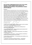 NSG 3100 ACTUAL EXAM &lbrack; QUESTION 1- 200&rsqb; AND ANSWERS UPDATED 2026&sol;2027&vert; 100&percnt; VERIFIED&vert;DETAILED RATIONALES PASS GUARANTEED A&plus; GRADED &vert;INSTANT DOWNLOAD