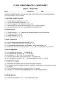Polynomial worksheet 