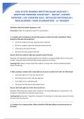 CNA STATE BOARDS WRITTEN EXAM 2026&sol;2027 &vert; CERTIFIED NURSING ASSISTANT &ndash; NNAAP &vert; EXPERT VERIFIED &vert; 100 VERIFIED Q&A &vert; DETAILED RATIONALES &vert; NGN-ALIGNED &vert; PASS GUARANTEED - A&plus; GRADED