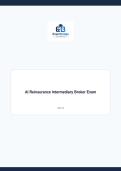 AI Reinsurance Intermediary Broker Exam &vert; Practice Exam Questions & Answers