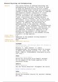 Advanced Physiology And Pathophysiology Updated Study Guide 2026&sol;2027 &lpar;QUESTIONS AND ANSWERS&rpar;