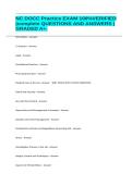 &NewLine;NC DOCC Practice EXAM 100&percnt;VERIFIED &vert;complete QUESTIONS AND ANSWERS &vert; GRADED A&plus;&period;&NewLine;&NewLine;
