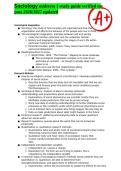Sociology midterm 1 study guide verified to pass 2026&sol;2027 updated