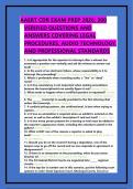 AAERT CDR EXAM PREP 2026&colon; 300 VERIFIED QUESTIONS AND ANSWERS COVERING LEGAL PROCEDURES&comma; AUDIO TECHNOLOGY&comma; AND PROFESSIONAL STANDARDS