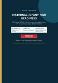 MATERNAL-INFANT NGN Readiness 2026&sol;2027&colon; 250 Practice Questions with Verified Answers & Rationales &vert; Graded A&plus; &vert; Latest Exam Prep&NewLine;&NewLine;