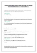 EVIDENCE-BASED PRACTICE IN  NURSING &vert;QUESTIONS AND VERIFIED ANSWERS&vert;NEWEST 2026&sol;2027 UPDATE&vert;GRADED A&plus;