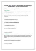 EVIDENCE-BASED PRACTICE IN  NURSING &vert;QUESTIONS AND VERIFIED ANSWERS&vert;NEWEST 2026&sol;2027 UPDATE&vert;GRADED A&plus;
