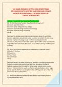 SOS BRAKE & BRAKING SYSTEM EXAM NEWEST EXAM  PREPARATION WITH COMPLETE QUESTIONS AND CORRECT  ANSWERS WITH RATIONALES &vert; ALREADY GRADED A&plus;&vert; &vert;BRAND NEW VERSION&excl;&excl; 