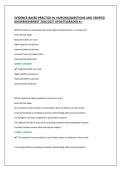 EVIDENCE-BASED PRACTICE IN  NURSING NCLEX &vert;QUESTIONS AND VERIFIED ANSWERS&vert;NEWEST 2026&sol;2027 UPDATE&vert;GRADED A&plus;