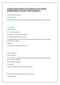 EVIDENCE-BASED NURSING TEST&vert;QUESTIONS AND VERIFIED ANSWERS&vert;NEWEST 2026&sol;2027 UPDATE&vert;GRADED A&plus;