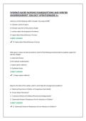 EVIDENCE-BASED NURSING EXAM&vert;QUESTIONS AND VERIFIED ANSWERS&vert;NEWEST 2026&sol;2027 UPDATE&vert;GRADED A&plus;