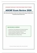 AOCNP Exam Review 2026 &vert; 400&plus; Questions for Oncology Nurse Practitioner&NewLine;&NewLine;