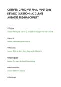 CERTIFIED CAREGIVER FINAL PAPER 2026 DETAILED QUESTIONS ACCURATE ANSWERS PREMIUM QUALITY&period;pdf&NewLine;&NewLine;