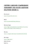 CERTIFIED CAREGIVER COMPREHENSIVE ASSESSMENT 2026 SOLVED QUESTIONS SOLUTIONS GRADED A&period;pdf&NewLine;&NewLine;